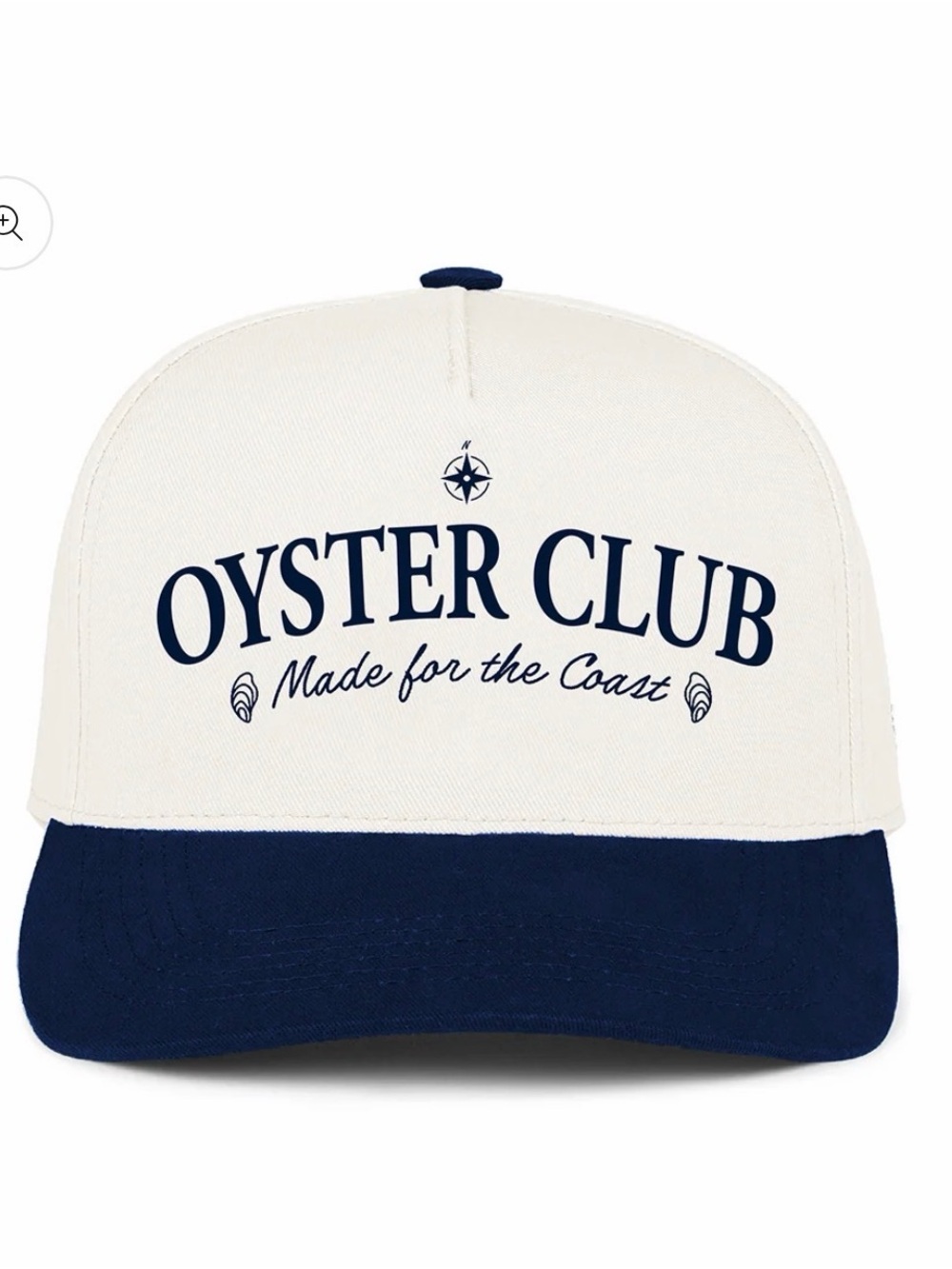 Coastal Hat - Bone/Navy